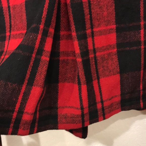 JACK by BB DAKOTA black red checkered blazer zip M - Picture 6 of 8